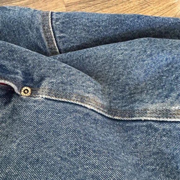 GH Bass & Co Men’s Vinatge Bomber Lined Jean Jackett Size M - Picture 9 of 16